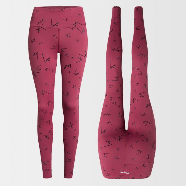 Leggings Musterdesign Love