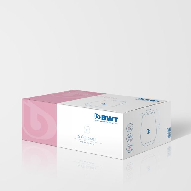 BWT Glassware Glass Set Packaging