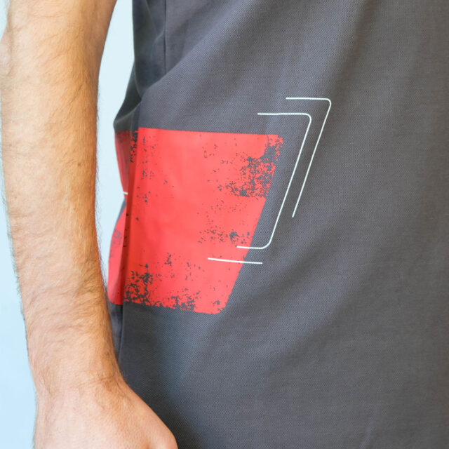 Geel Textildesign Detail