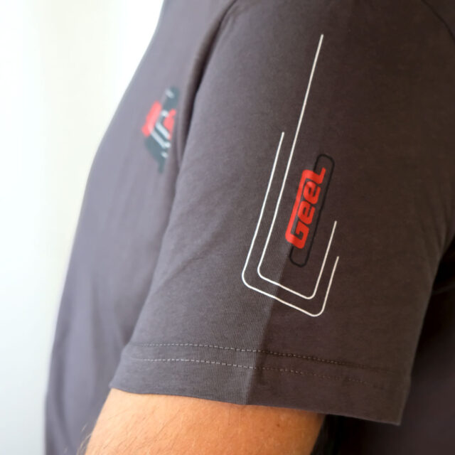 Geel Textildesign Detail