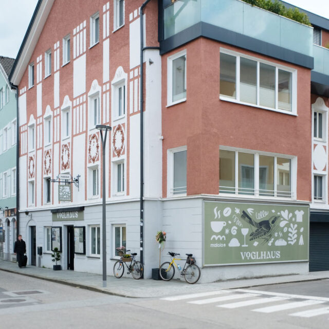Voglhaus Fassadenbanner
